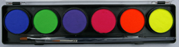 Diamond FX Neon 6 colour 3gm palette
